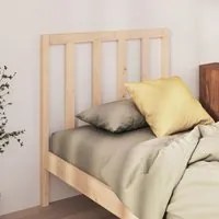 Testiera per Letto 95x4x100 cm in Legno Massello di Pino cod mxl 33878