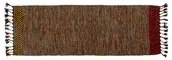 Tappeto moderno Dallas, stile kilim, 100% cotone, multicoloree, 240x60cm