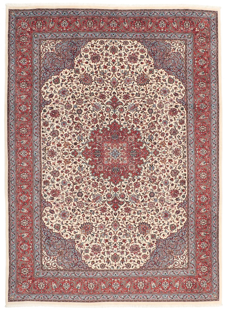 Tabriz Tappeto 340x260 (Iran) Annodato A Mano