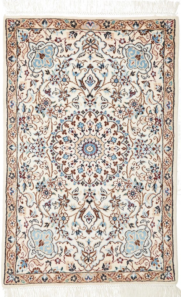 Nain Tappeto 60x100 (Iran) Annodato A Mano