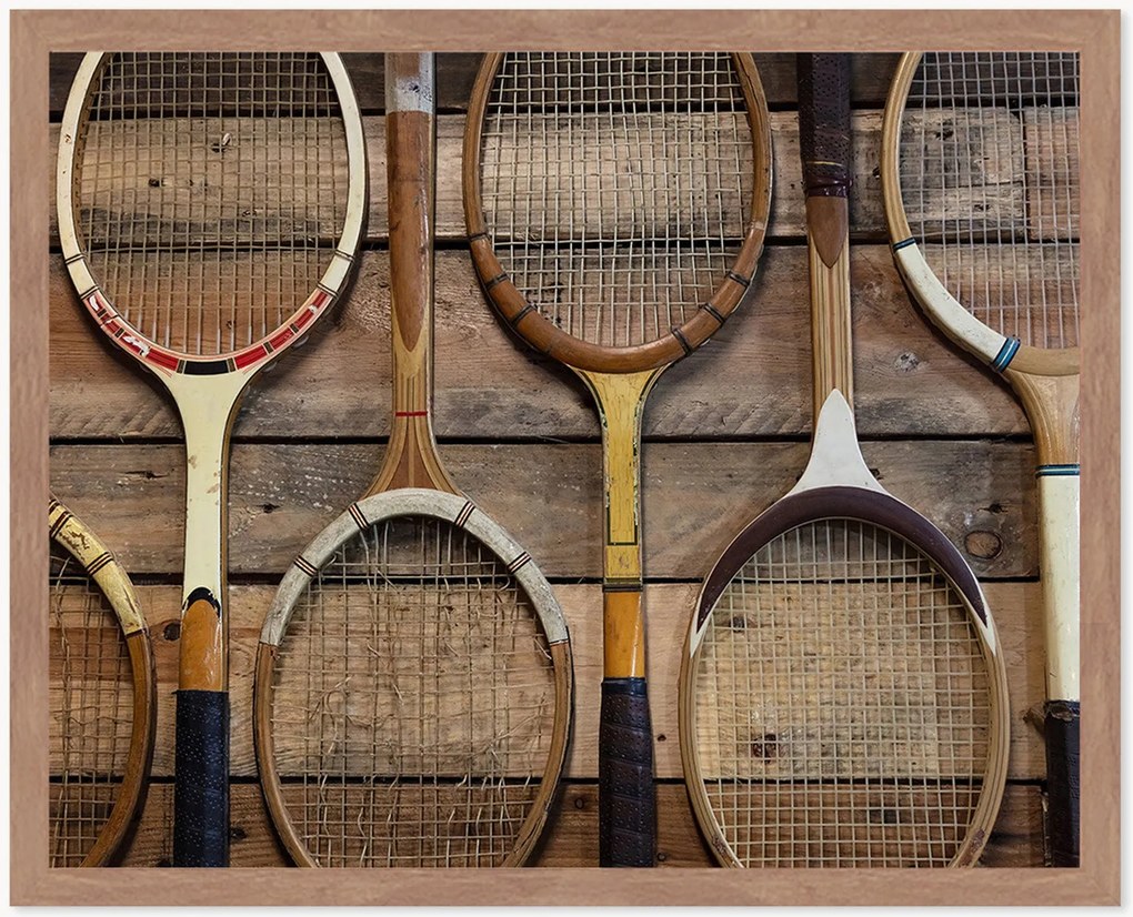 Foto incorniciata Retro Rackets, varie misure