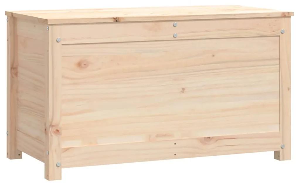 Contenitore portaoggetti 80x40x45,5cm legno massello pino