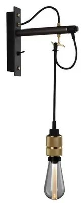 Hooked Applique da Parete Graphite/Brass - Buster+Punch