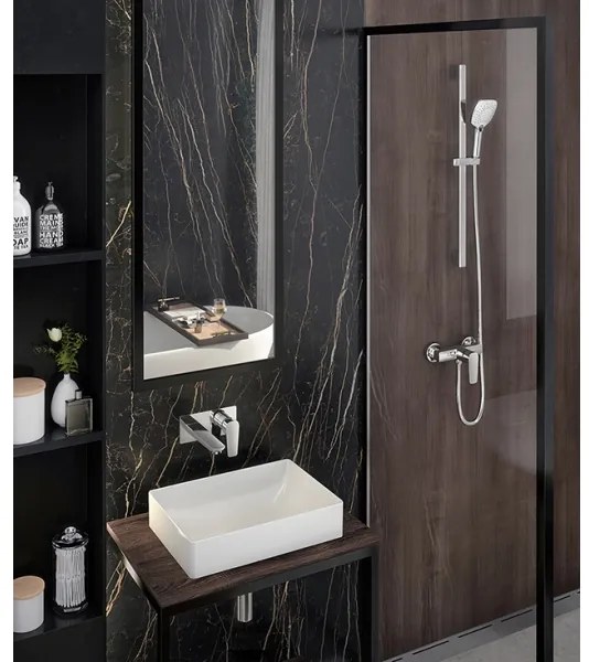 Novaservis - Rubinetto per lavabo da incasso METALIA ECO cromo lucido