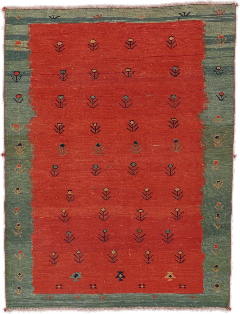 Kilim Tappeto persiano 190x150 (Iran) Tessuto A Mano