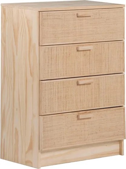 Cassettone Aura, 4 cassetti, L 65 x P 36 x H 96 cm