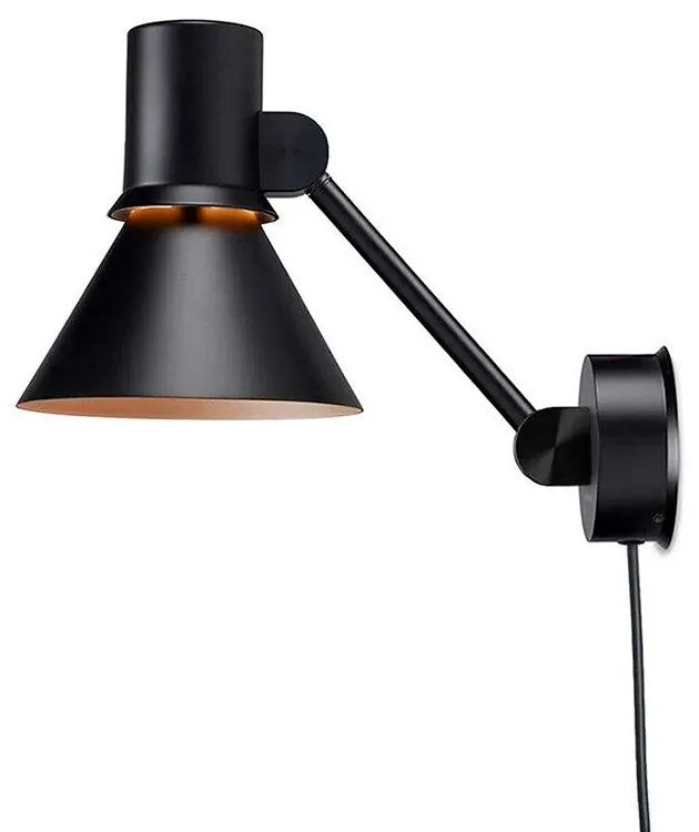 Anglepoise - Type 80™ W2 Applique da Parete con Cavo Opaco Nero Anglepoise