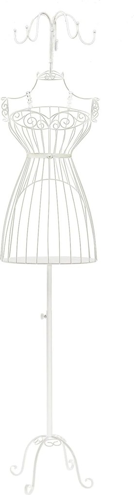 appendiabiti da terra stile provenzale in ferro verniciato cm 38 x 29 x 176 h