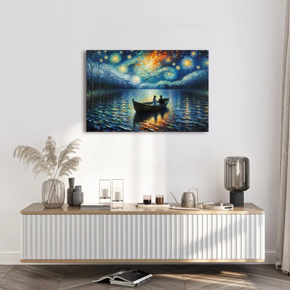 Quadro su tela – Romanticismo sotto il cielo stellato