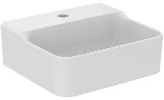 Ideal Standard Conca Lavamani sospeso o Appoggio 40x35 monoforo Senza Troppo Pieno Bianco