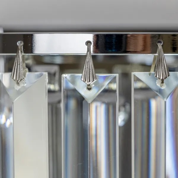 Brilagi - LED Applique di cristallo MOZART 2xE14/40W/230V cromo lucido