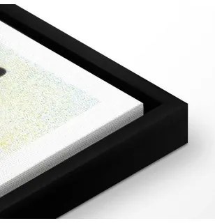 Quadro - Moulin Rouge - La Goulue In cornice nera di legno 60x90