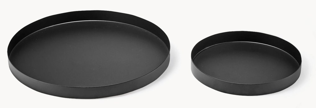 Set 2 vassoi da portata rotondi Aurora