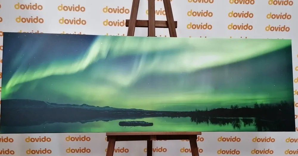 Quadro su tela – Aurora boreale