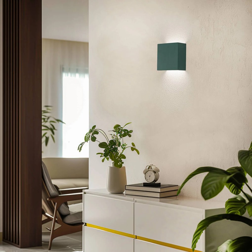 Argon Applique a LED Gianto up/down, verde