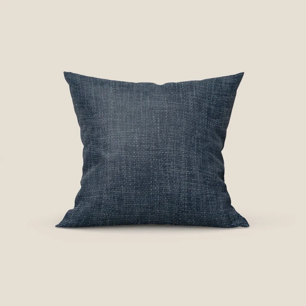 Lyon cuscino disponibile in diversi colori realizzato in morbido tessuto intrecciato impermeabile T06 blu