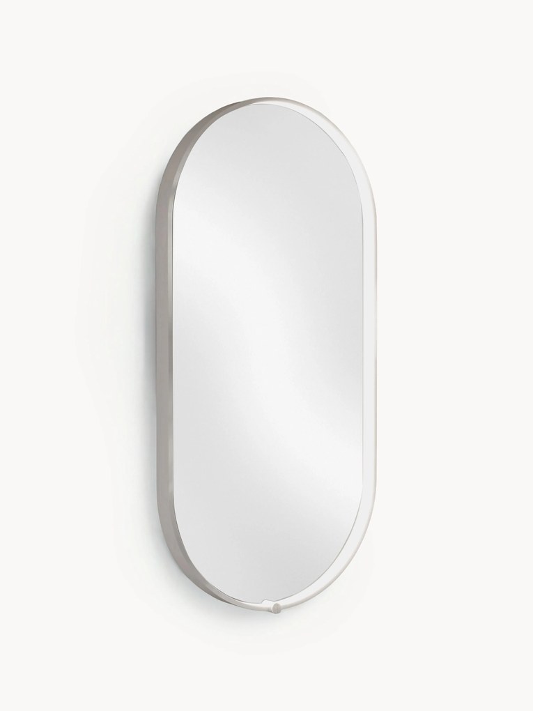 Specchio ovale da parete con illuminazione a LED Avior