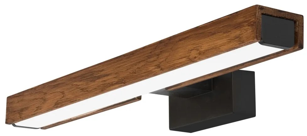 Brilagi-Illuminazione a LED per specchi da bagno WOODY MIRROR LED/8W/230V IP44 quercia/nero