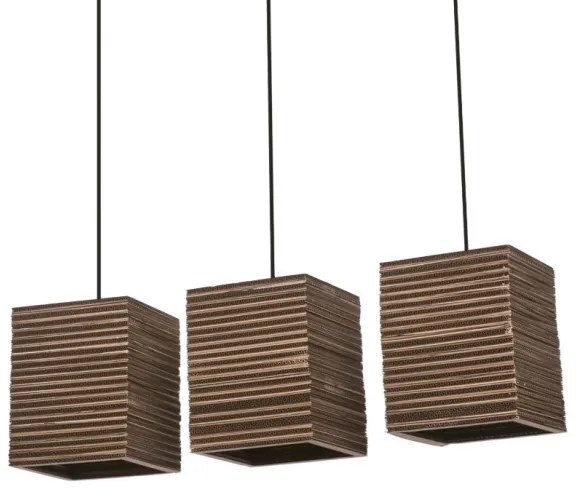 Ledvance - Lampadario a sospensione con filo DECOR CARDBOARD 3xE27/15W/230V
