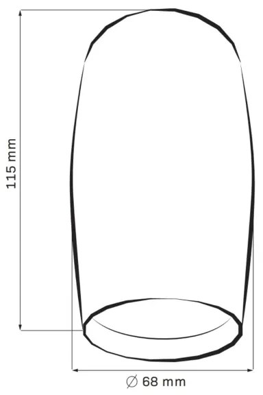 Faretto BELLA 1xGU10/10W/230V nero