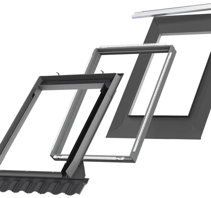 Raccordo finestra tetto VELUX EDW BFX CK06 L 55 x H 118 cm
