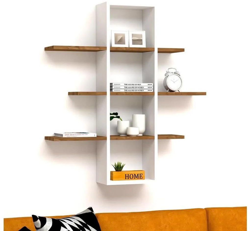 Mensola ARDO 101x96 cm bianco/marrone