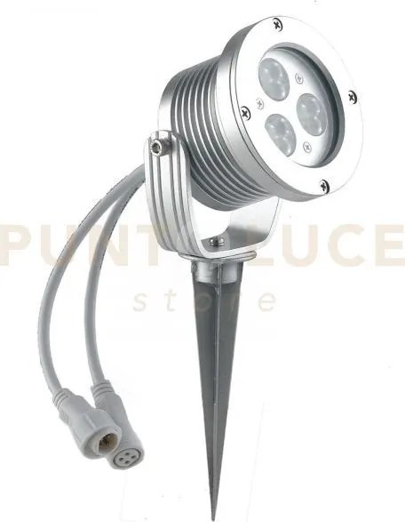 Proiettore led iride dc12 e 24v bianco 9w 720lm 6000k dimmerabile i...