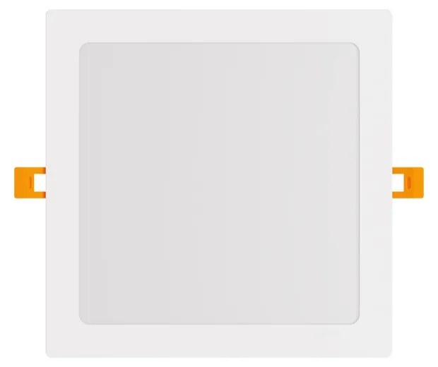 Pannello LED Quadrato 20W, 2.000lm, no Flickering, Foro 205x205mm Colore Bianco Caldo 3.000K