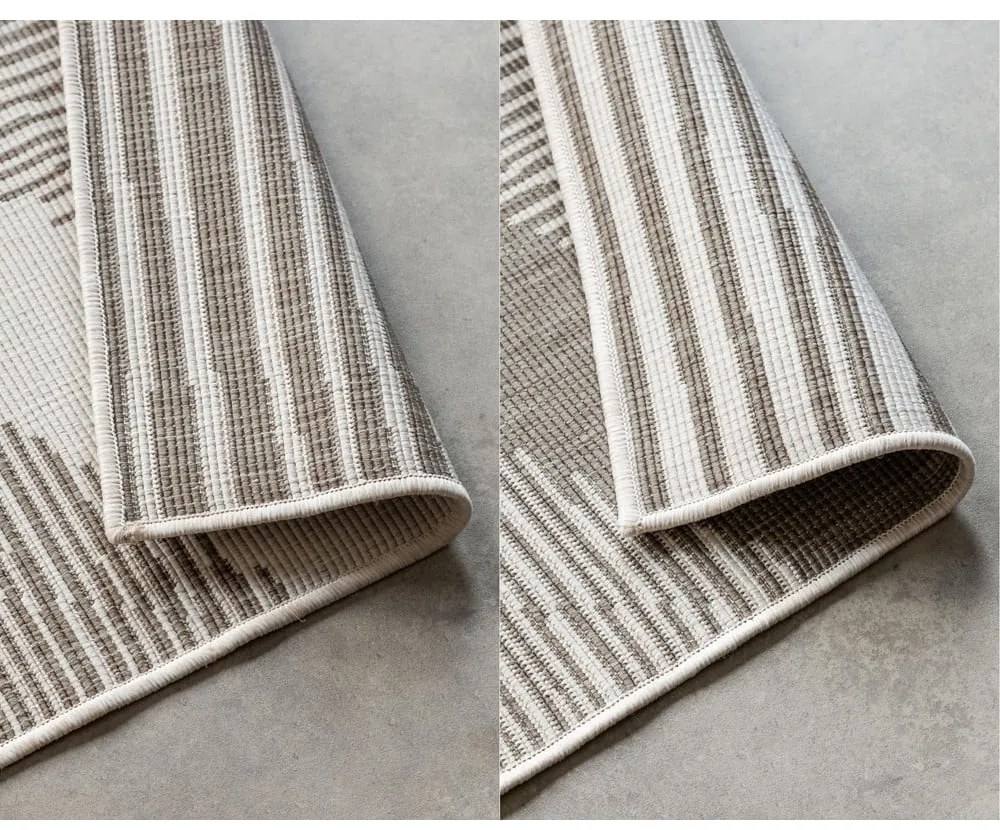 Tappeto per esterni marrone crema 120x170 cm Gemini - Elle Decoration