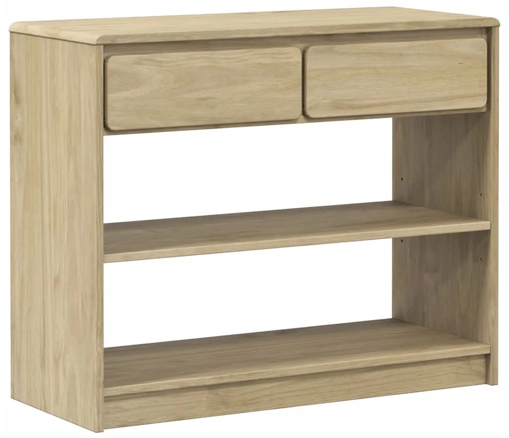Tavolo consolle sauda rovere 89,5x36,5x73cm legno massello pino