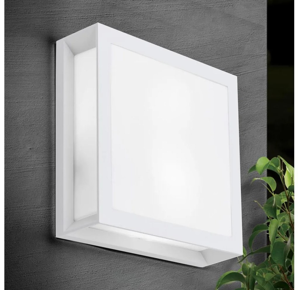 Orion - Lampada da esterno HENRY 2xE27/15W/230V IP44 bianca