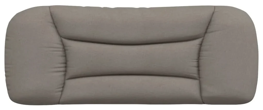Cuscino testiera tortora 100 cm in tessuto
