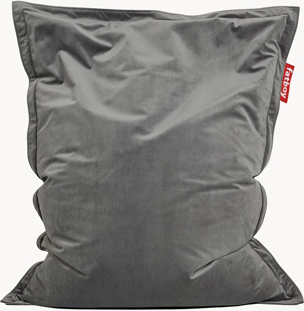 Pouf sacco in velluto Original Slim