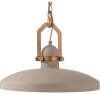 Lampadario cemento rustico pendente sospensione LED E27 tavolo cucina 230V COLORE GRIGIO CHIARO