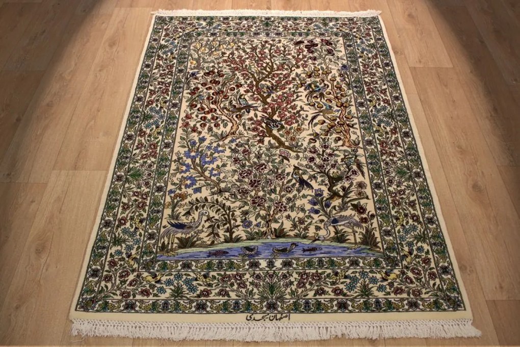 Isfahan Tappeto persiano 120x170 (Iran) Annodato A Mano