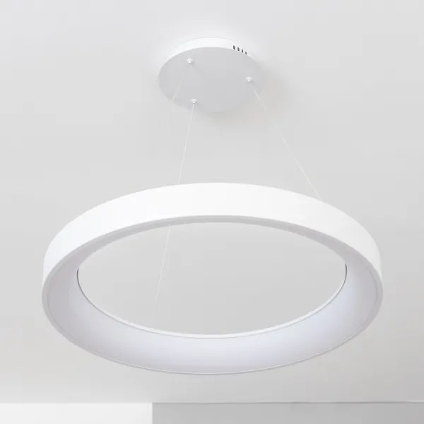 Brilagi - Lampada a sospensione dimmerabile su cavo FALCON II LED/99W/230V Ø 60 cm bianco + telecomando