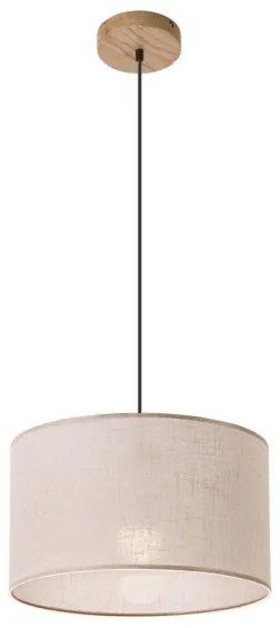 Lampadario a cavo ANTONIO 1xE27/60W/230V rovere