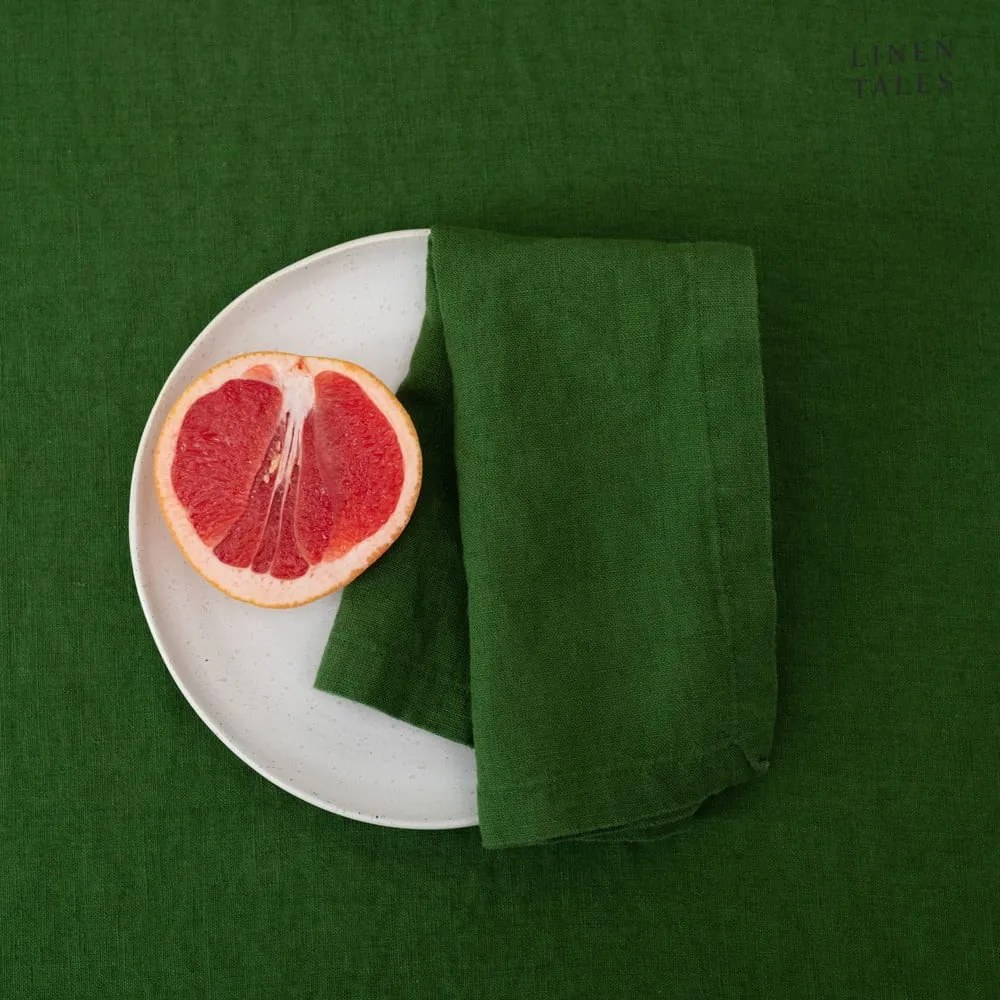 Tovaglietta in lino 35x45 cm True Green – Linen Tales