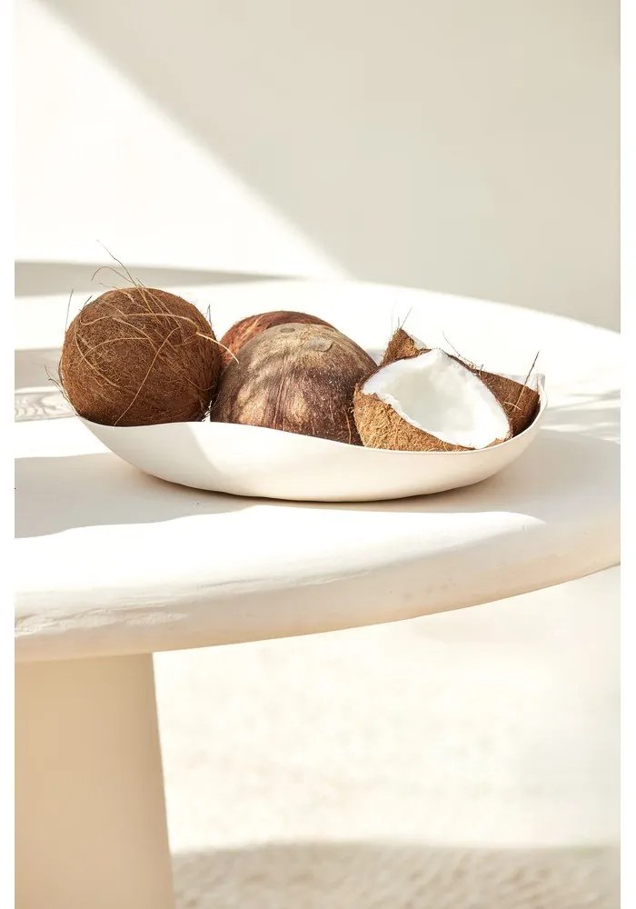 Vassoio decorativo in metallo 32x33 cm Anzio - Light &amp; Living