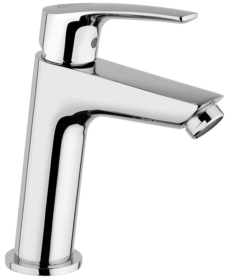 Miscelatore lavabo medio Lucente Jacuzzi rubinetteria ottone cromato per piletta clik clak