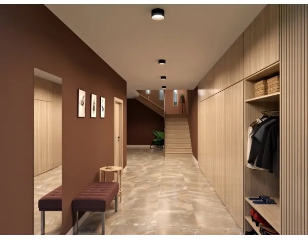 LED2 - Faretto LED ZETA ON LED/8W/230V 3000/3500/4000K Ø 9 cm nero