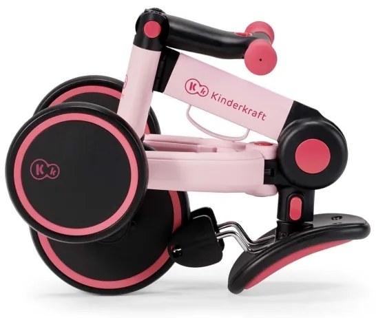 KINDERKRAFT - Bicicletta 3in1 4TRIKE rosa per bambini