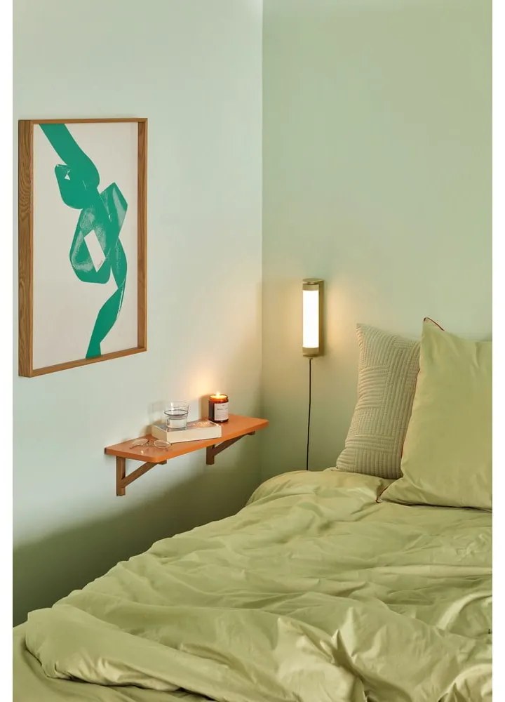 Mensola arancione in rovere 60 cm Arki - Hübsch