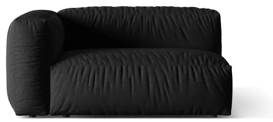 Modulo divano nero (angolo sinistro) Martina - Micadoni Home