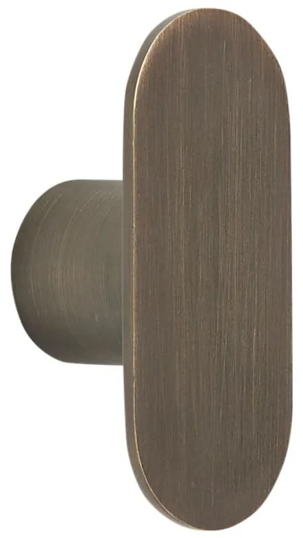 Gancio da parete marrone in metallo Piccolo - Hübsch