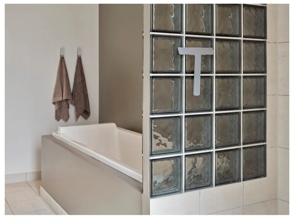 Gancio da parete grigio chiaro in metallo Ume – Zone