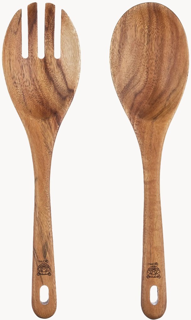 Set di 2 posate da insalata in legno di acacia Eskil