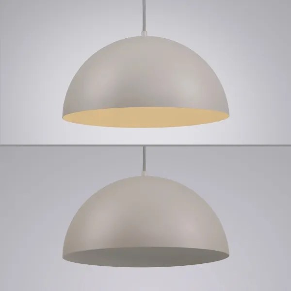 Schöner Wohnen 11728-39 - Lampadario a sospensione ALI con cavo, 1xE27/25W/230V, Ø 38 cm, grigio
