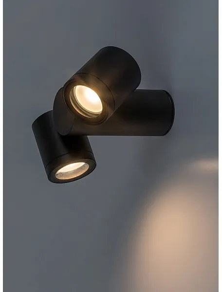 Rabalux 77111 - Applique da esterno ENOL 2xGU10/35W/230V IP44