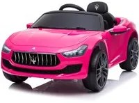 Macchina Elettrica per Bambini 12V con Licenza Maserati Ghibli Rosa